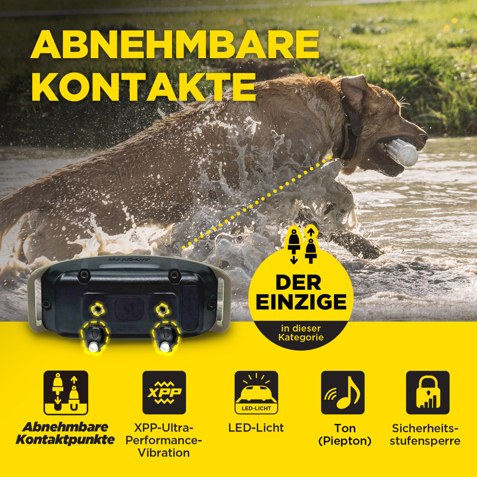 Dogtra 1200X Ferntrainer 1200 m Reichweite & starke Vibration Dogtra 1200X Ferntrainer 1200 m Reichweite & starke Vibration